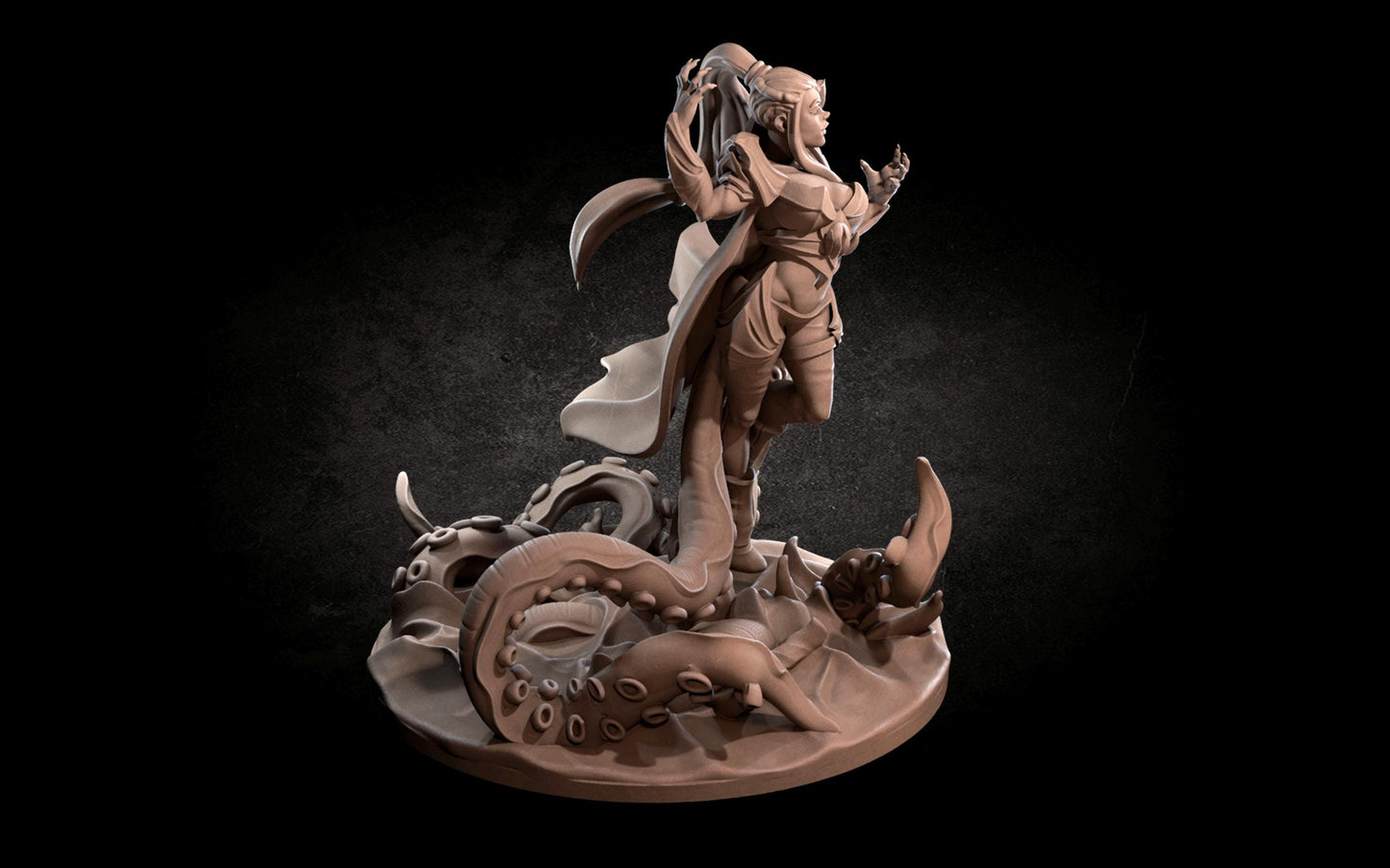 Cult Warrior Leader Miniature | Bite the Bullet