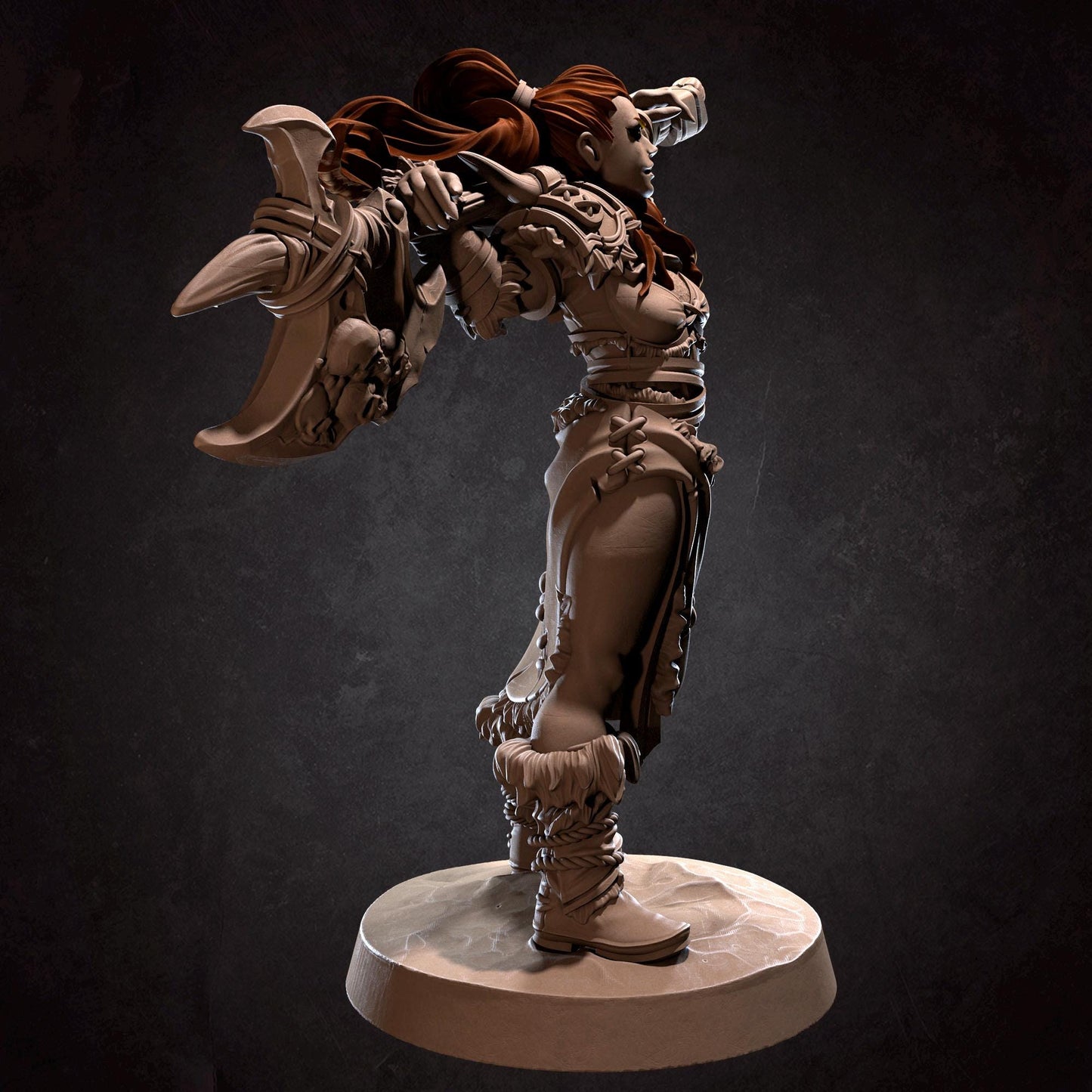 Iyra the Barbarian Miniature | Bite the Bullet