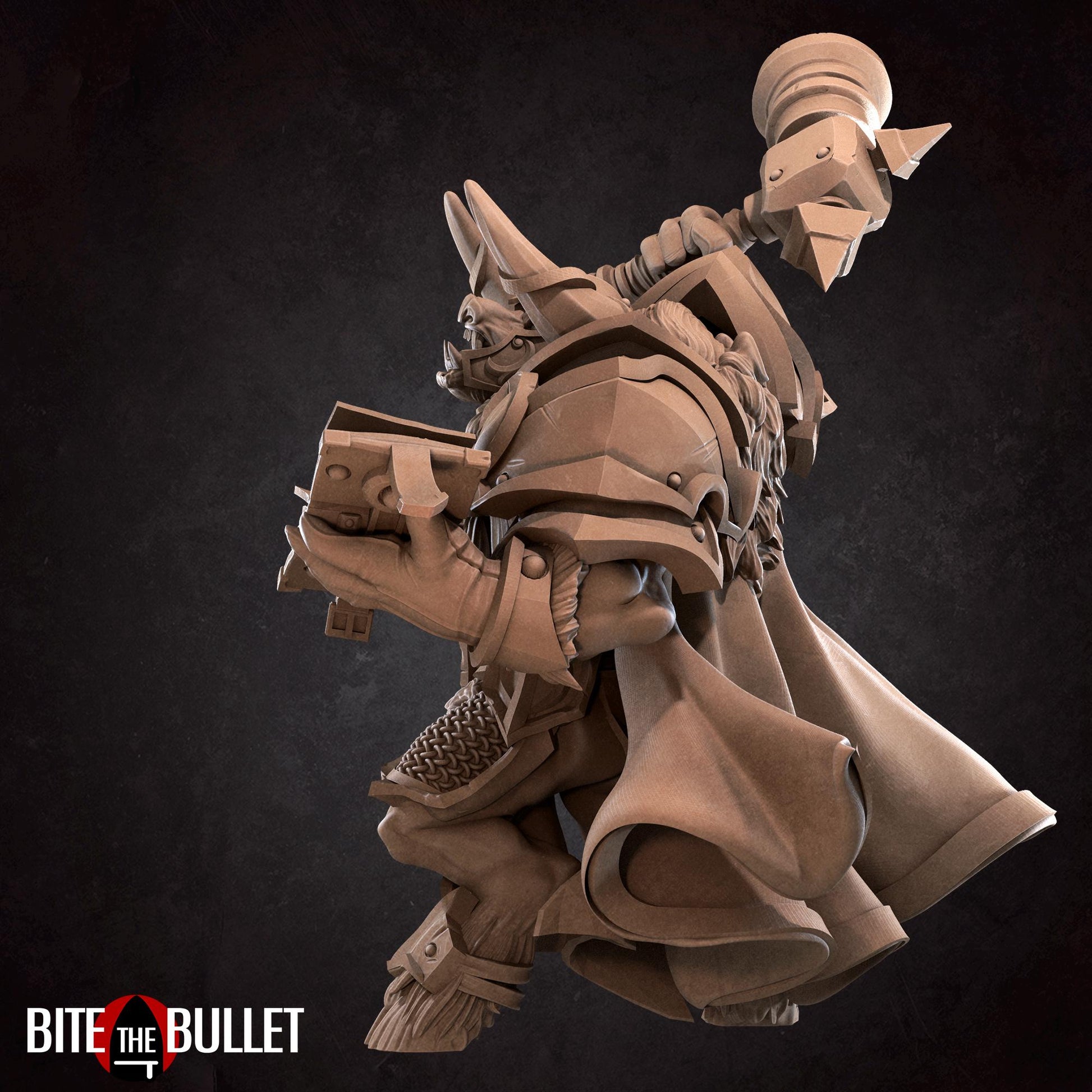 Minotaur Paladin Miniature | Bite the Bullet