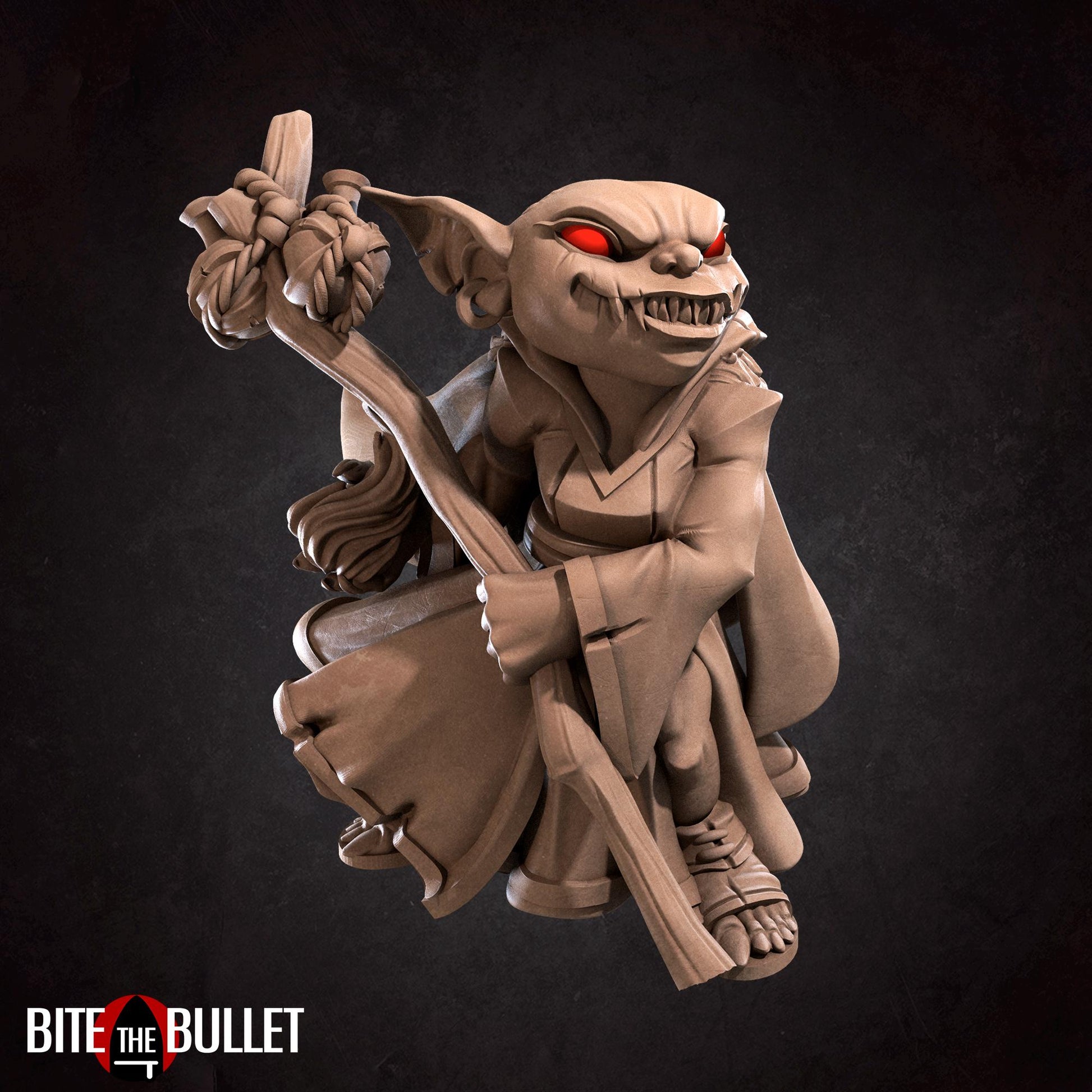 Goblin Wizard Miniature | Bite the Bullet