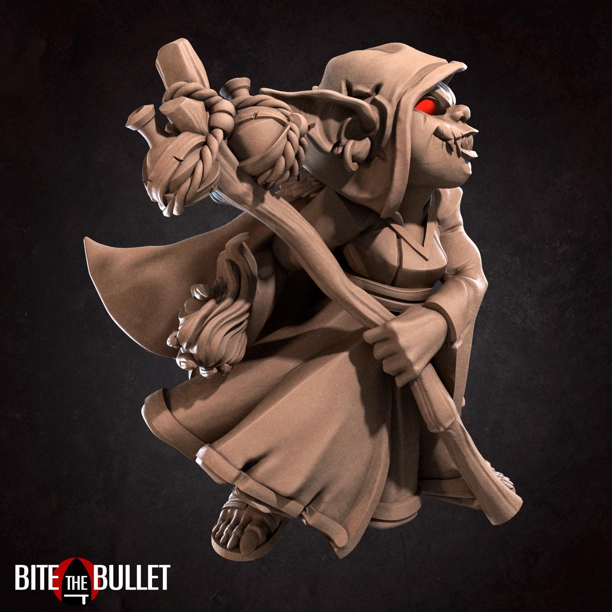 Goblin Wizard Miniature | Bite the Bullet