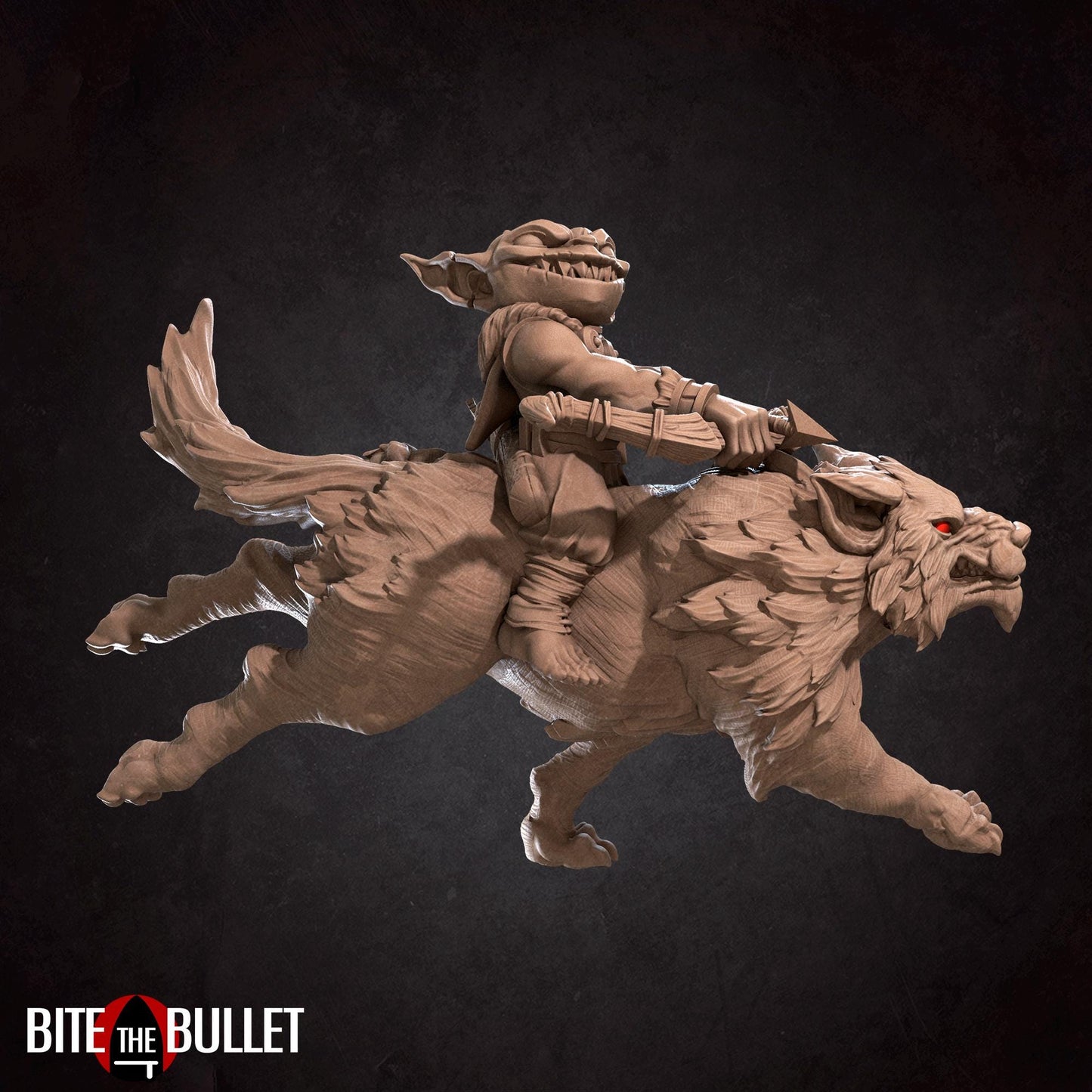 Cavalry Goblin Miniature | Bite the Bullet