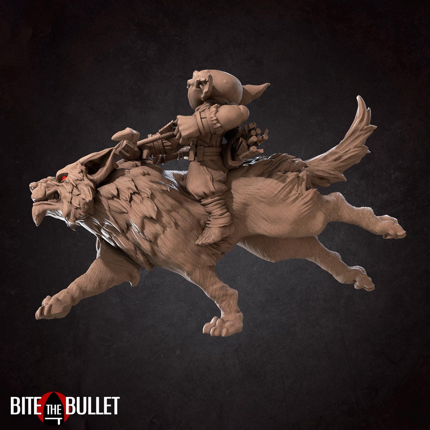Cavalry Goblin Miniature | Bite the Bullet