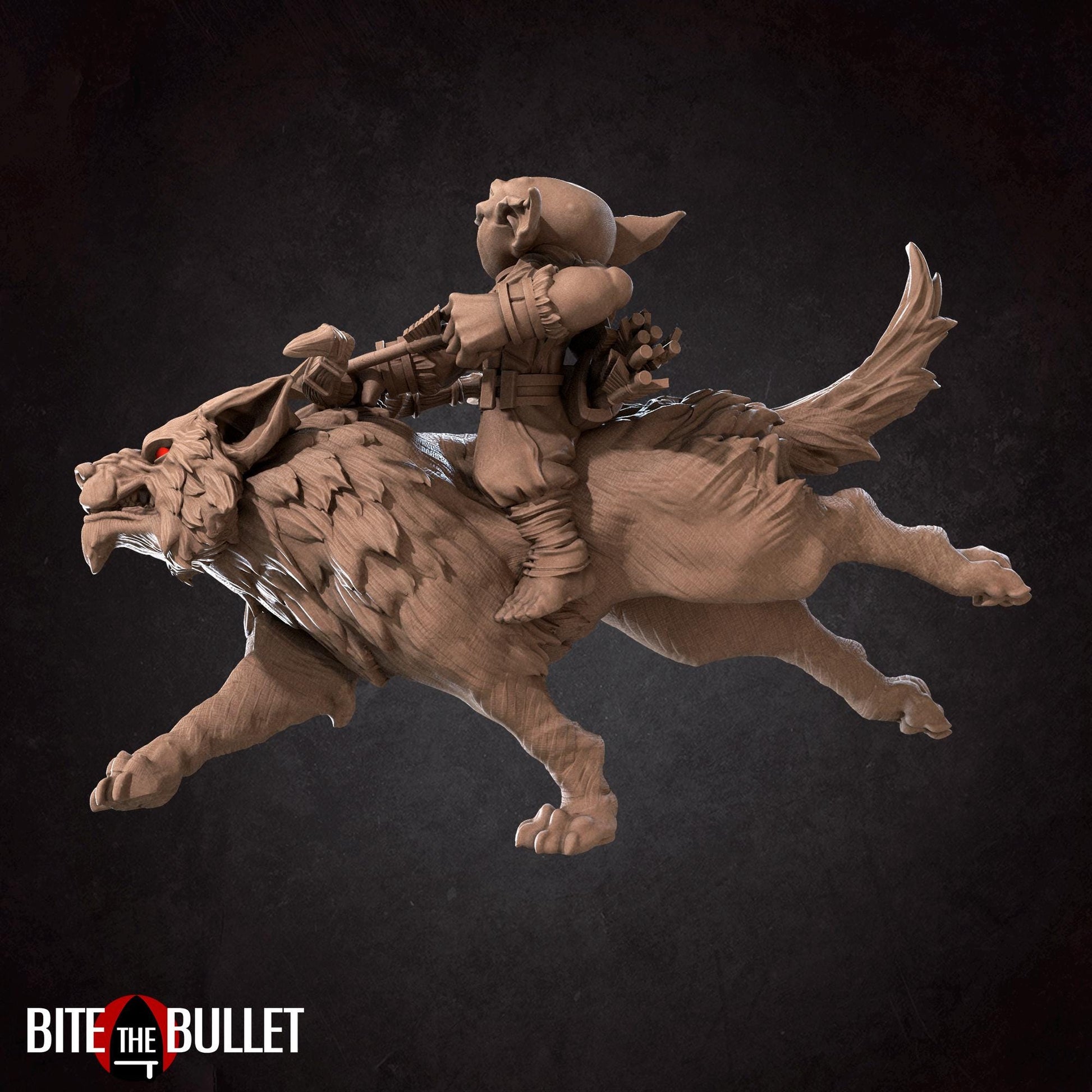 Cavalry Goblin Miniature | Bite the Bullet