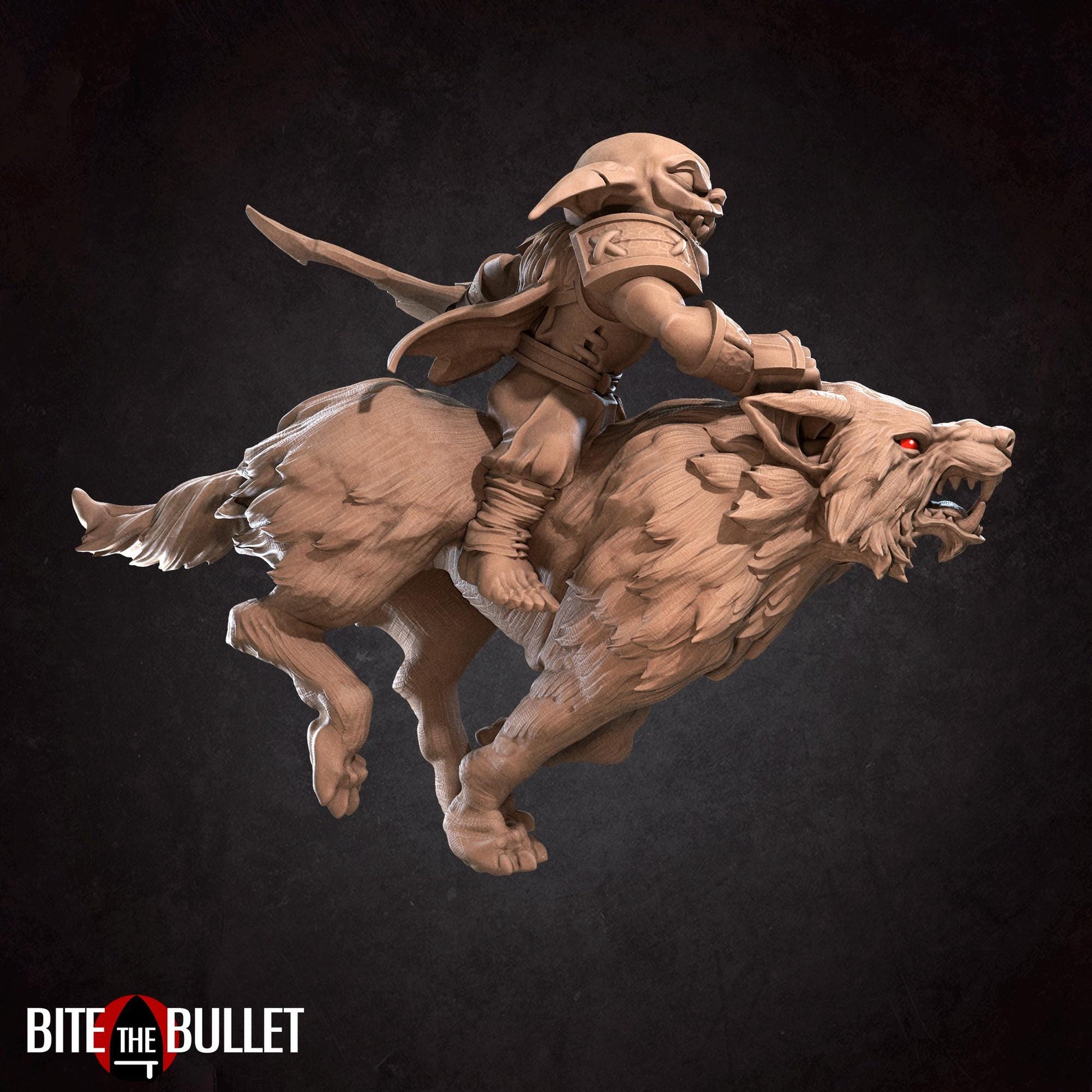 Cavalry Goblin Miniature | Bite the Bullet