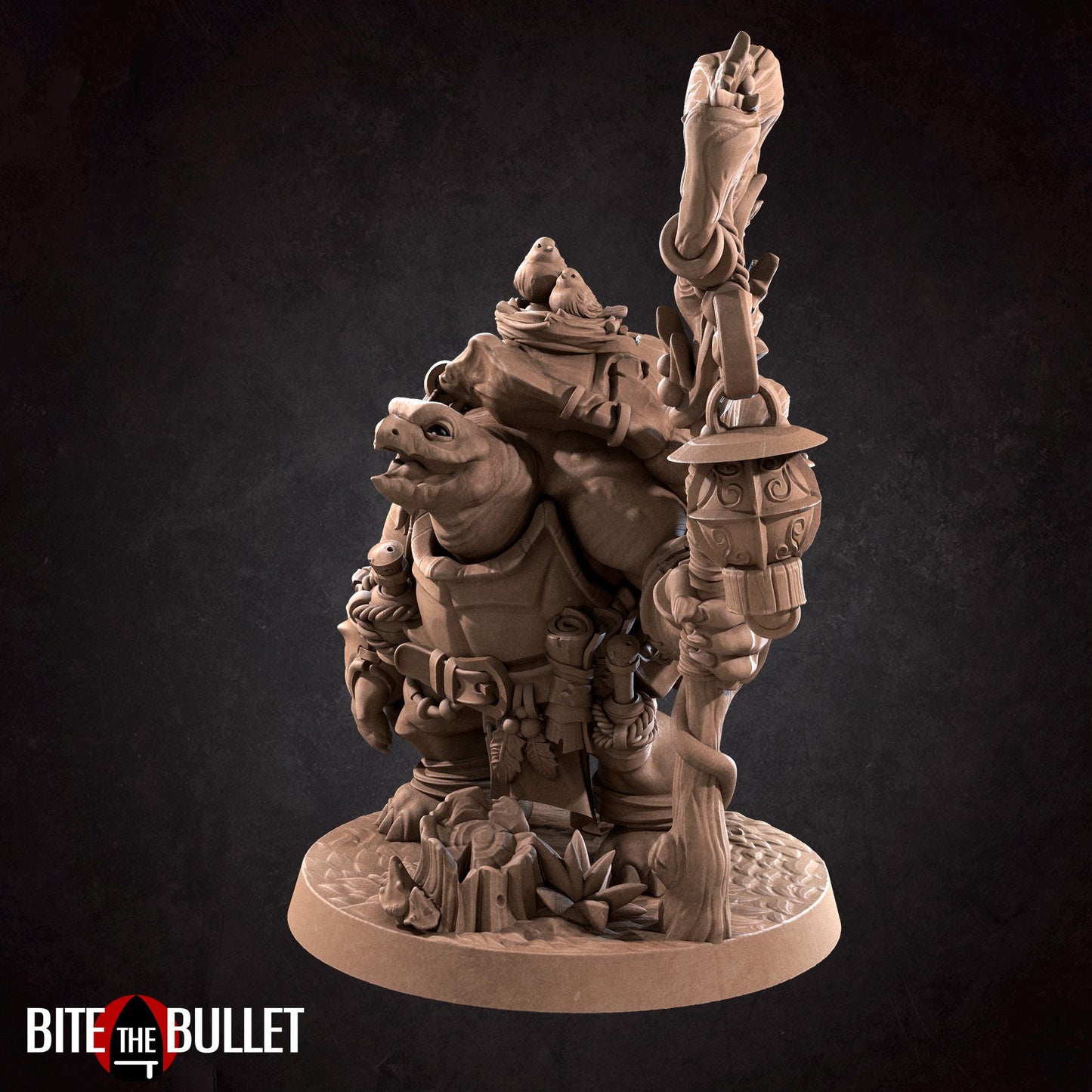 Tortle Druid Miniature | Bite the Bullet