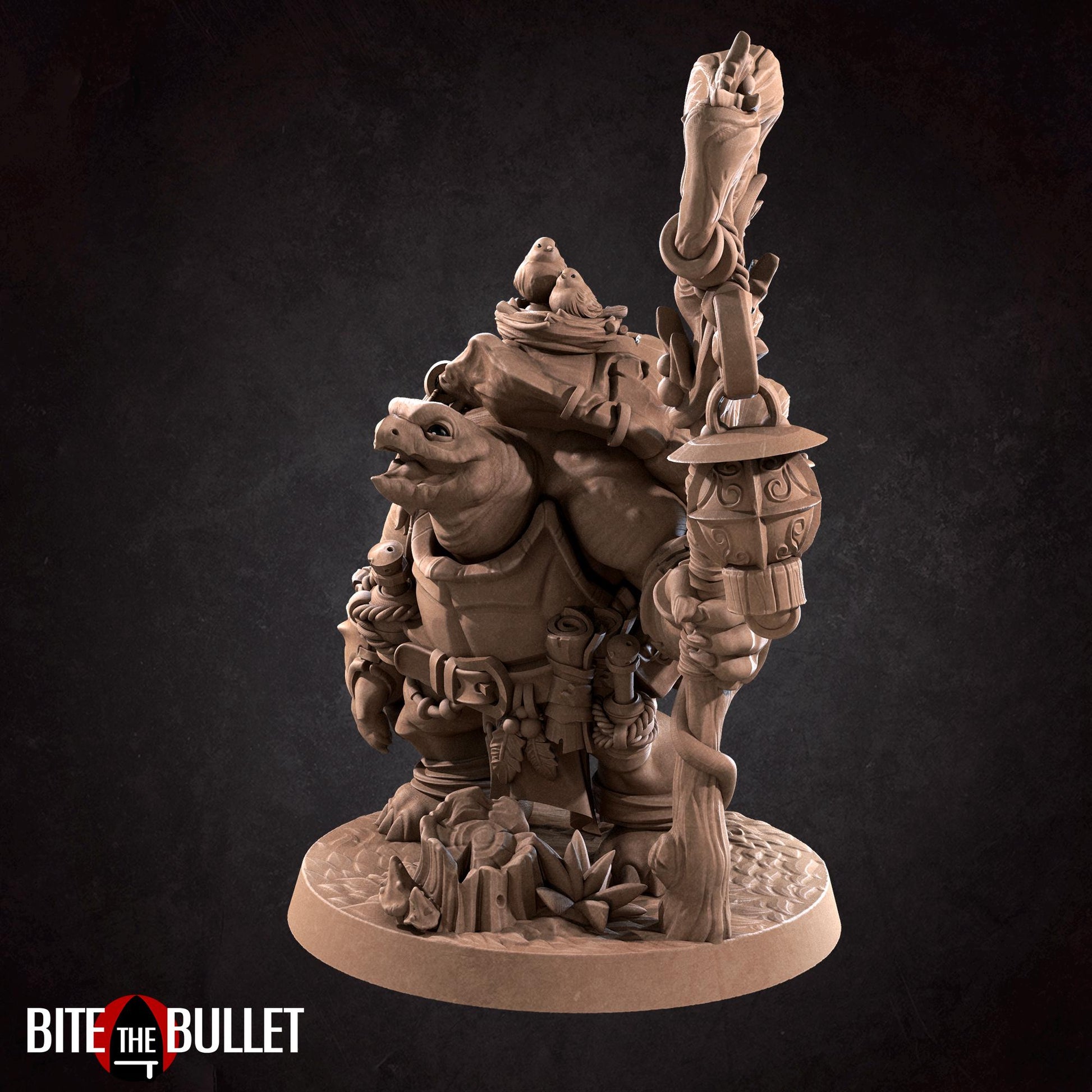 Tortle Druid Miniature | Bite the Bullet