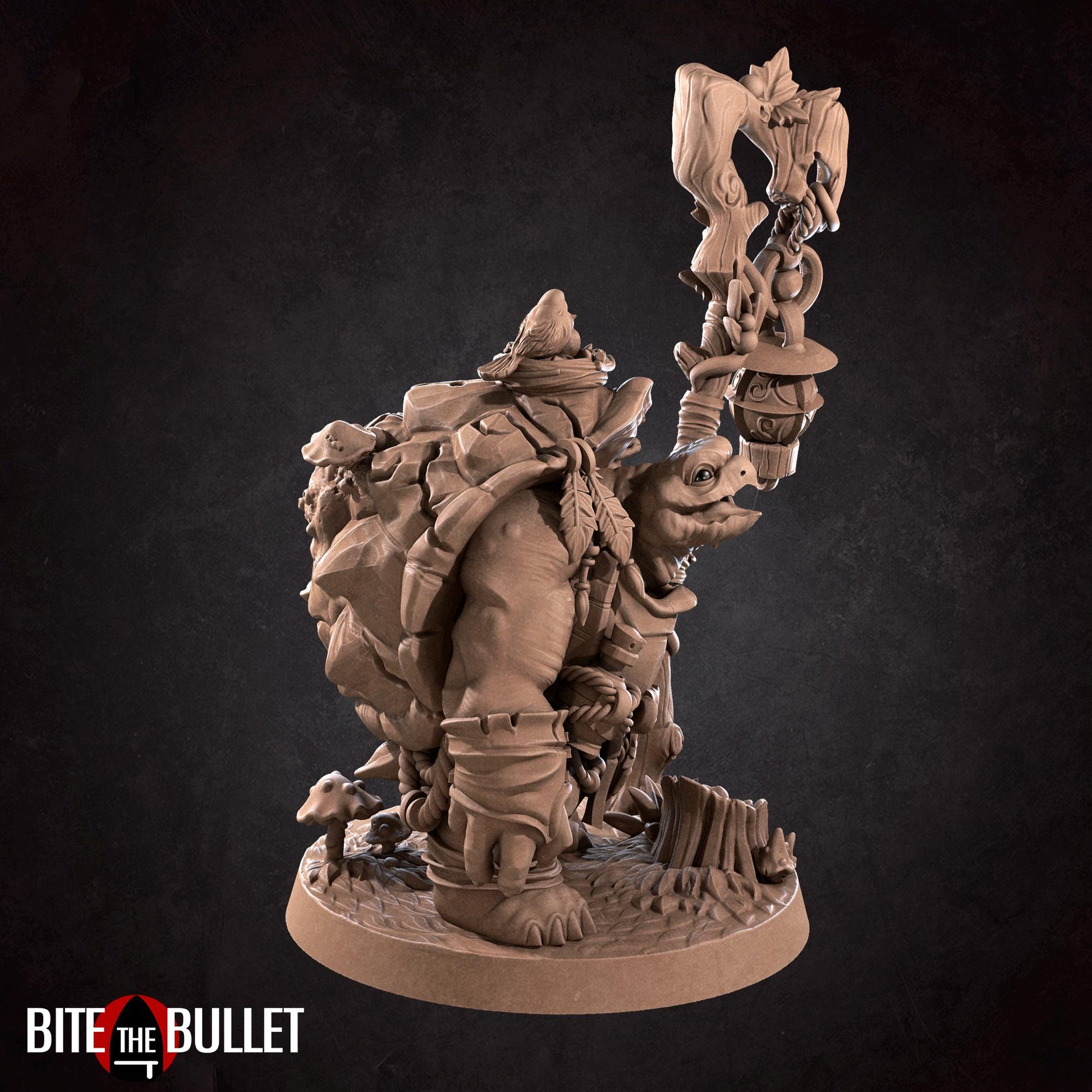 Tortle Druid Miniature | Bite the Bullet
