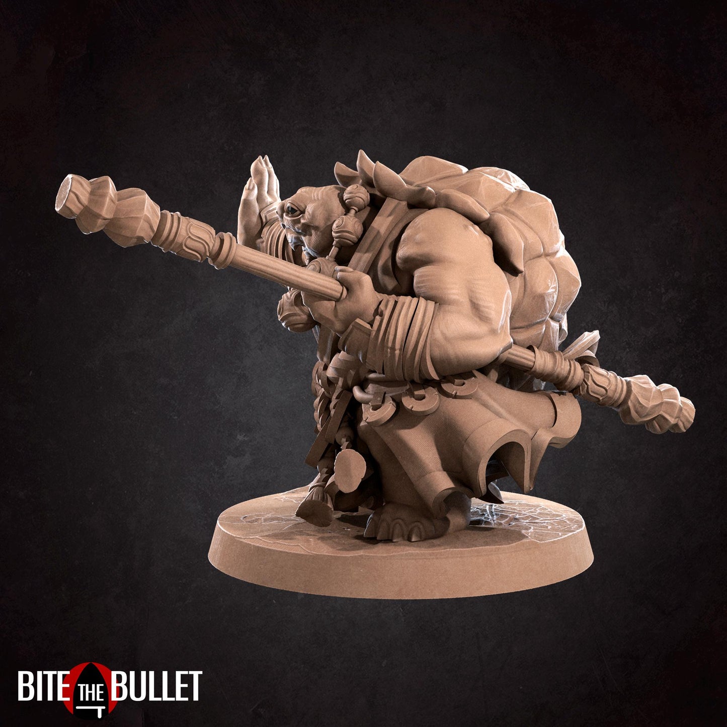 Tortle Shaman Miniature | Bite the Bullet