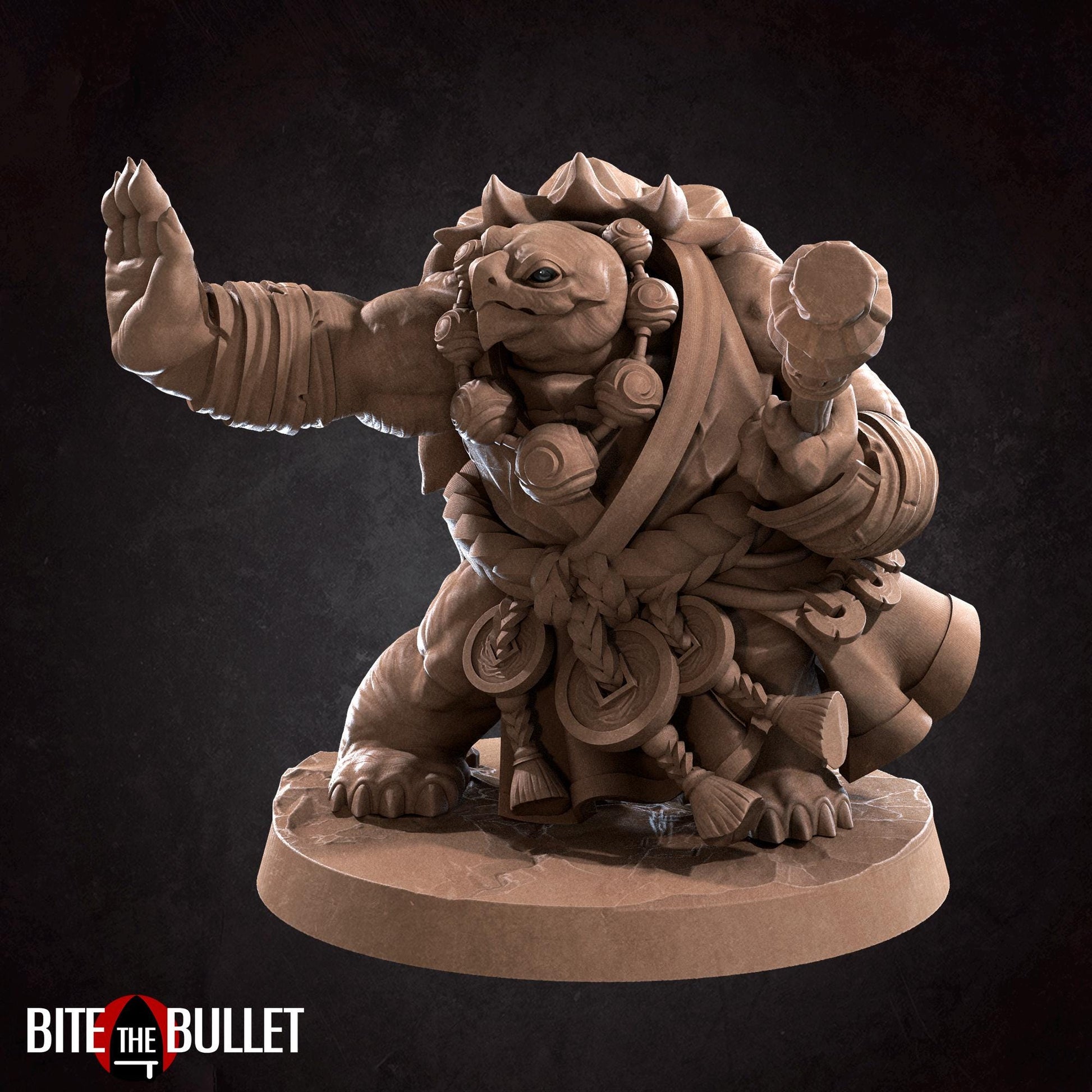 Tortle Shaman Miniature | Bite the Bullet