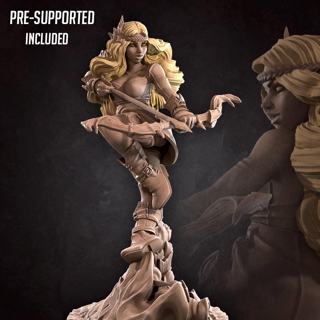 Lenore, Keeper of the Elven Forest Miniature | Bite the Bullet