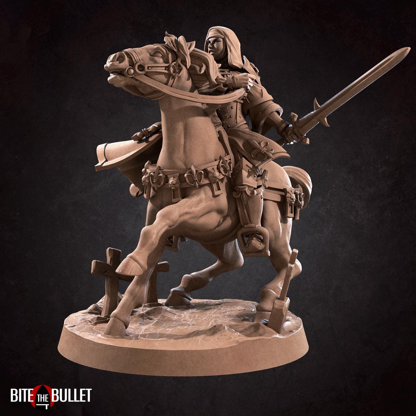 War Sister Light Cavalry Miniature | Bite the Bullet