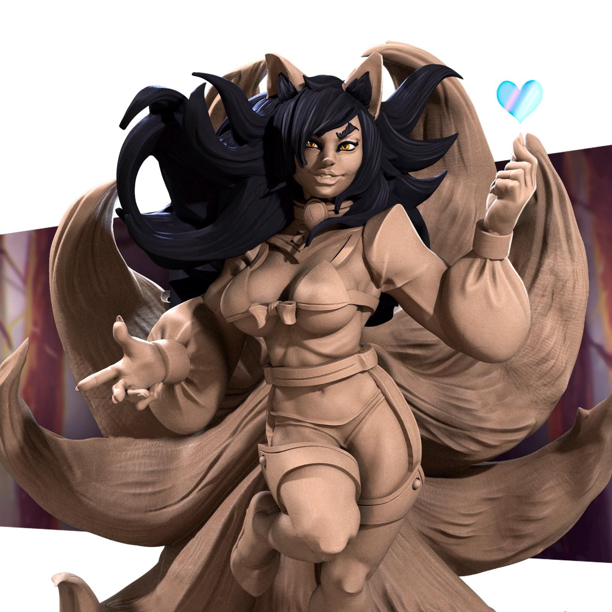 Lady Mahrian, the Foxfolk Maid Miniature | Bite the Bullet