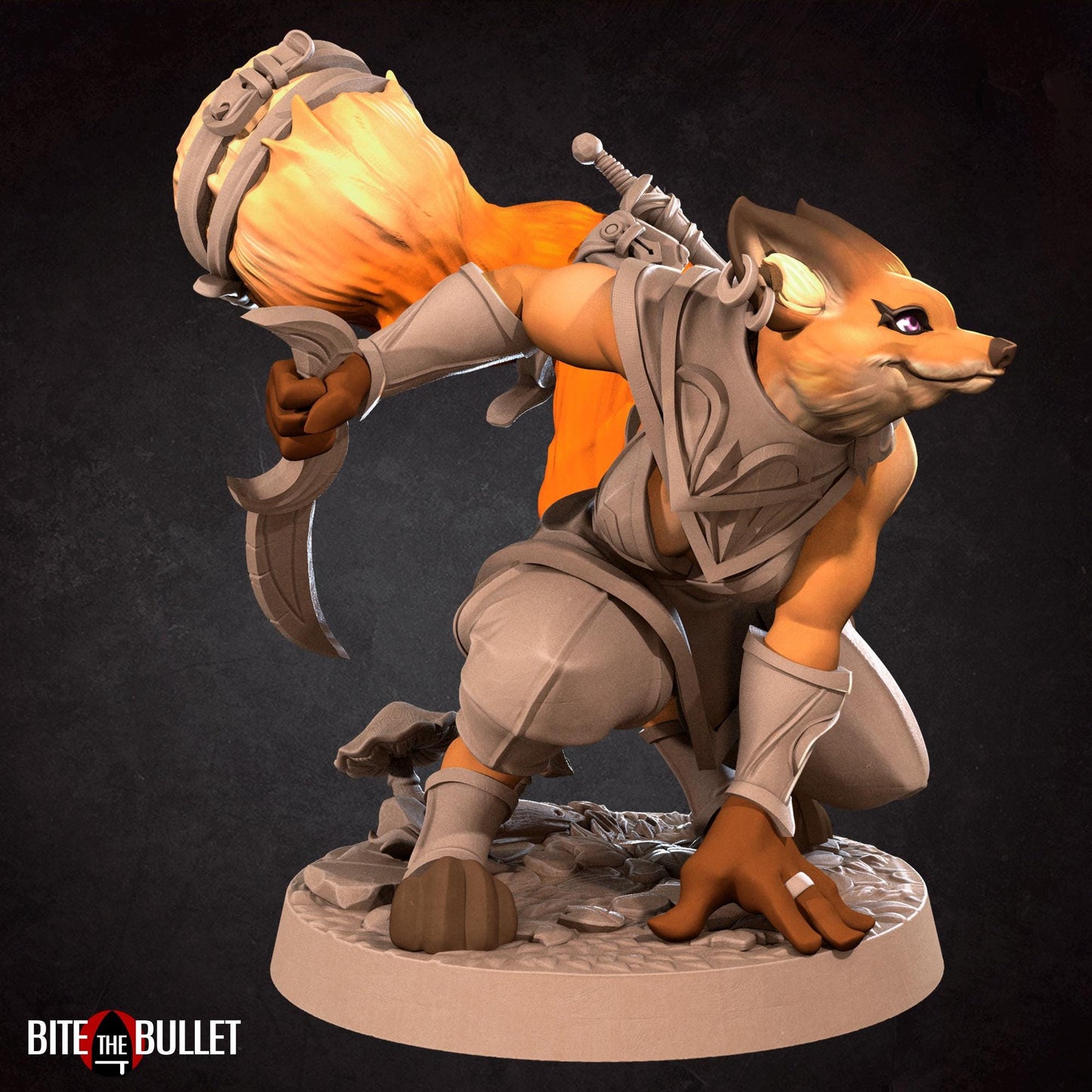 Foxfolk Rogue Miniature | Bite the Bullet