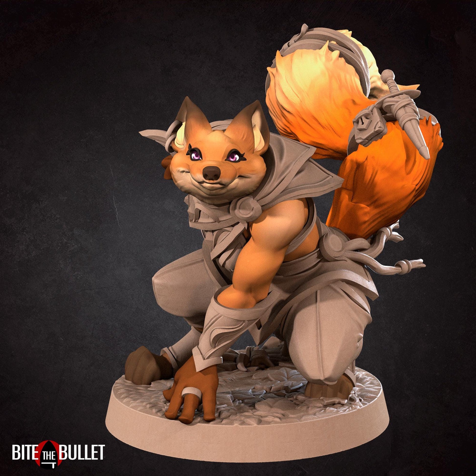 Foxfolk Rogue Miniature | Bite the Bullet