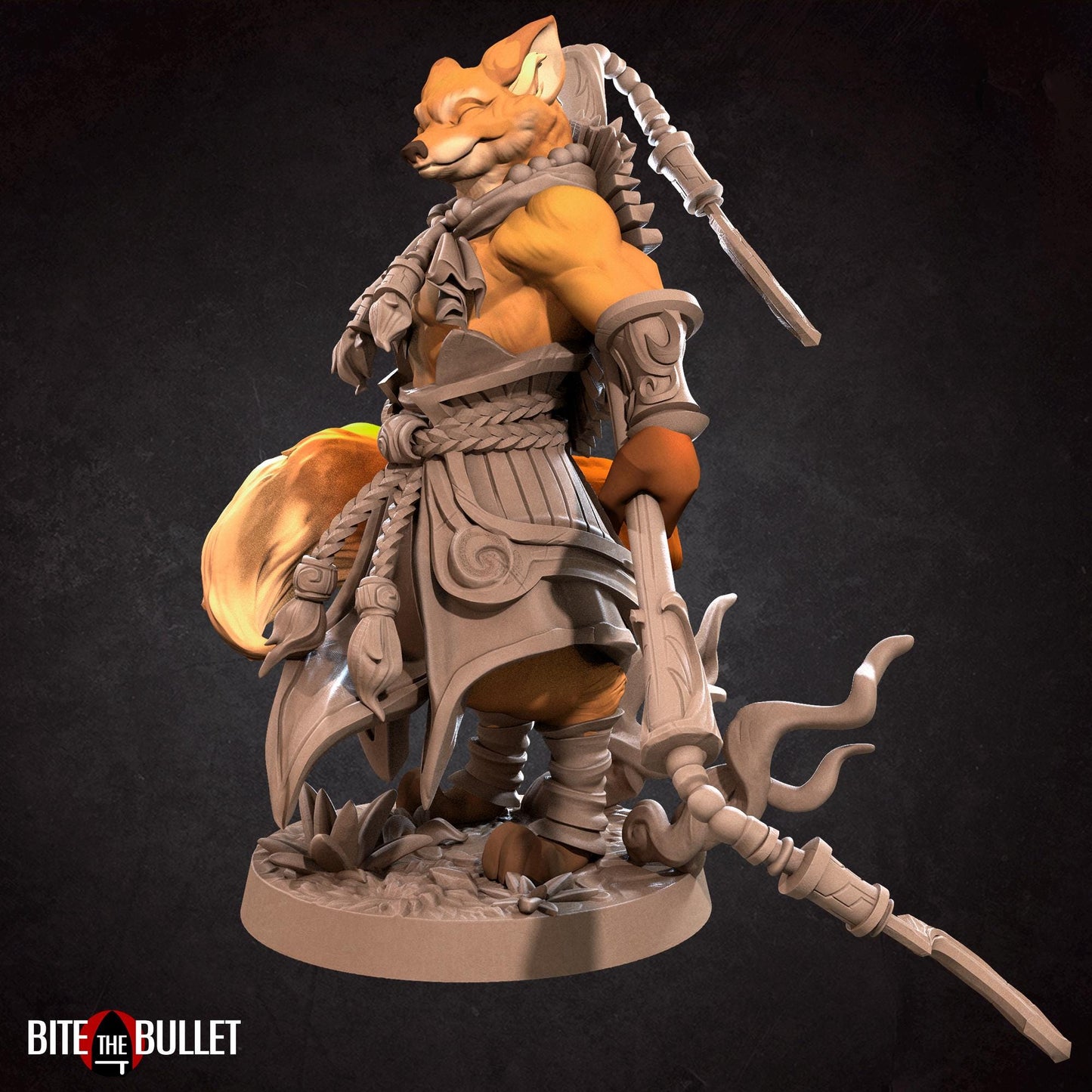 Foxfolk Monk Miniature | Bite the Bullet