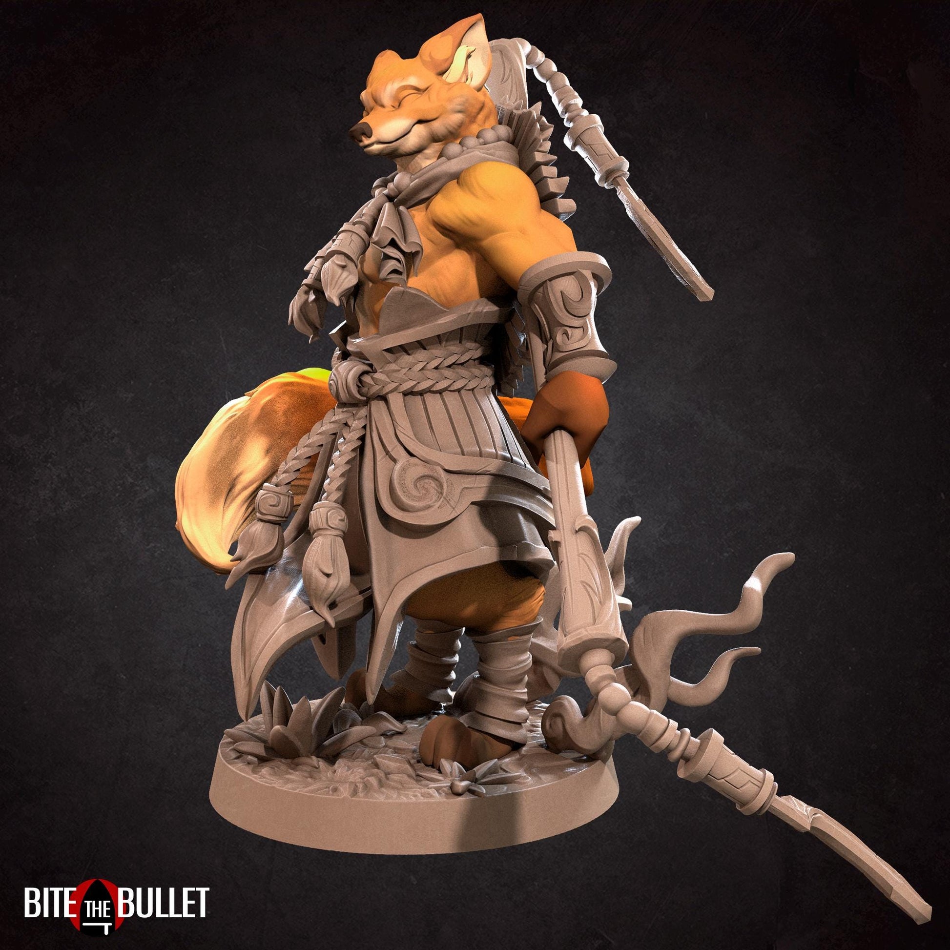 Foxfolk Monk Miniature | Bite the Bullet