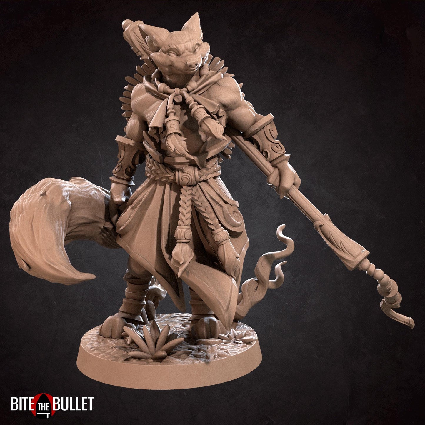 Foxfolk Monk Miniature | Bite the Bullet