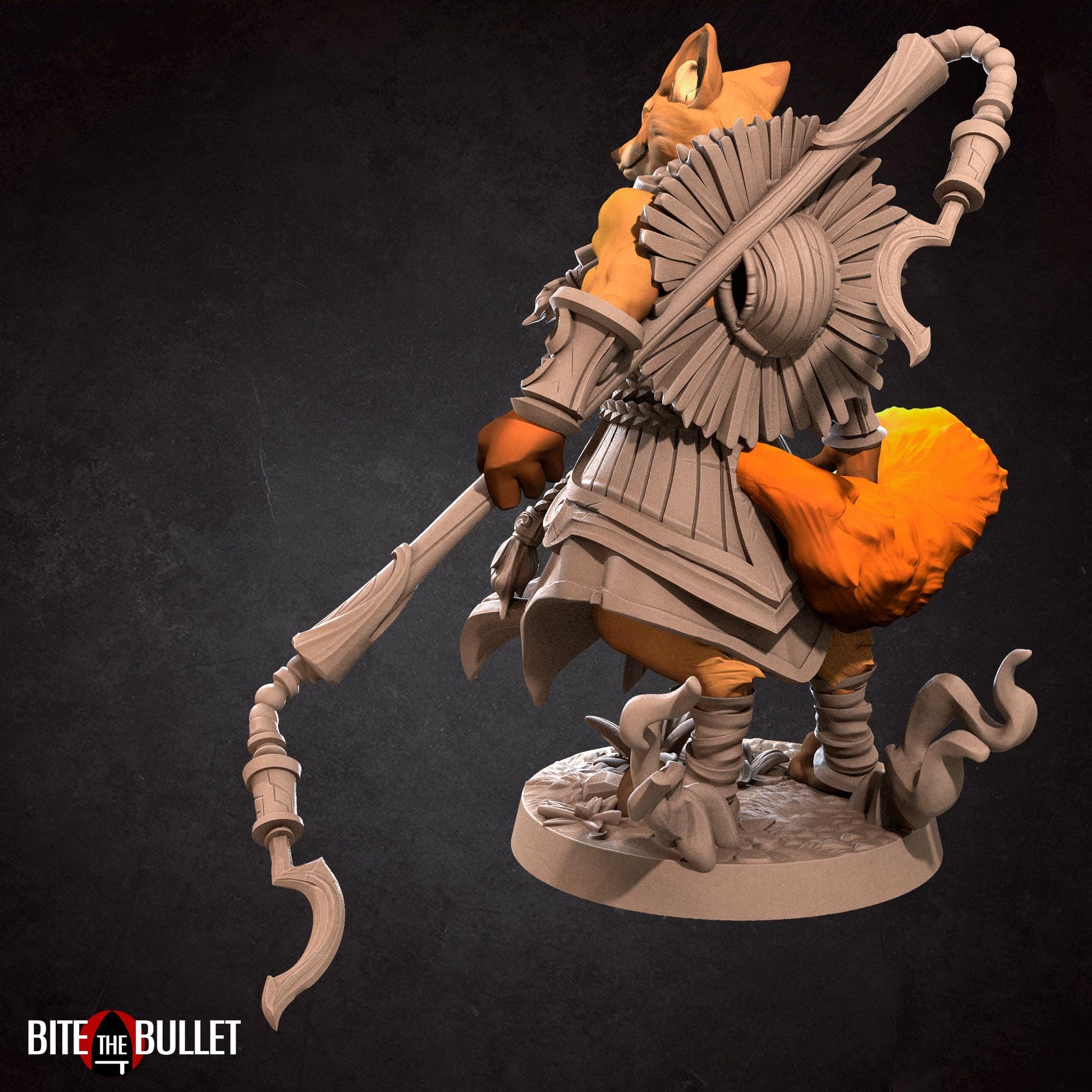 Foxfolk Monk Miniature | Bite the Bullet