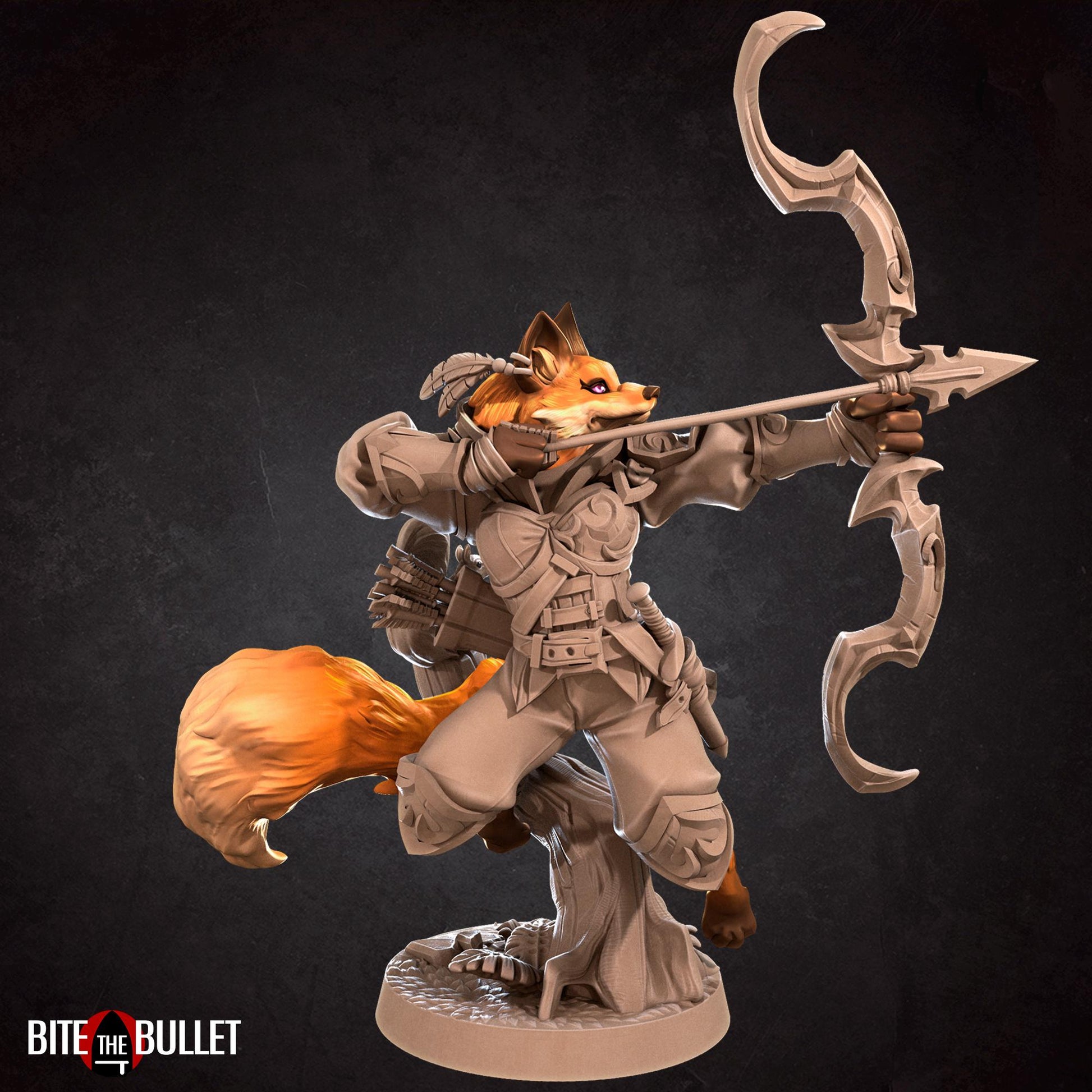 Robyn, the Foxfolk Ranger Miniature | Bite the Bullet