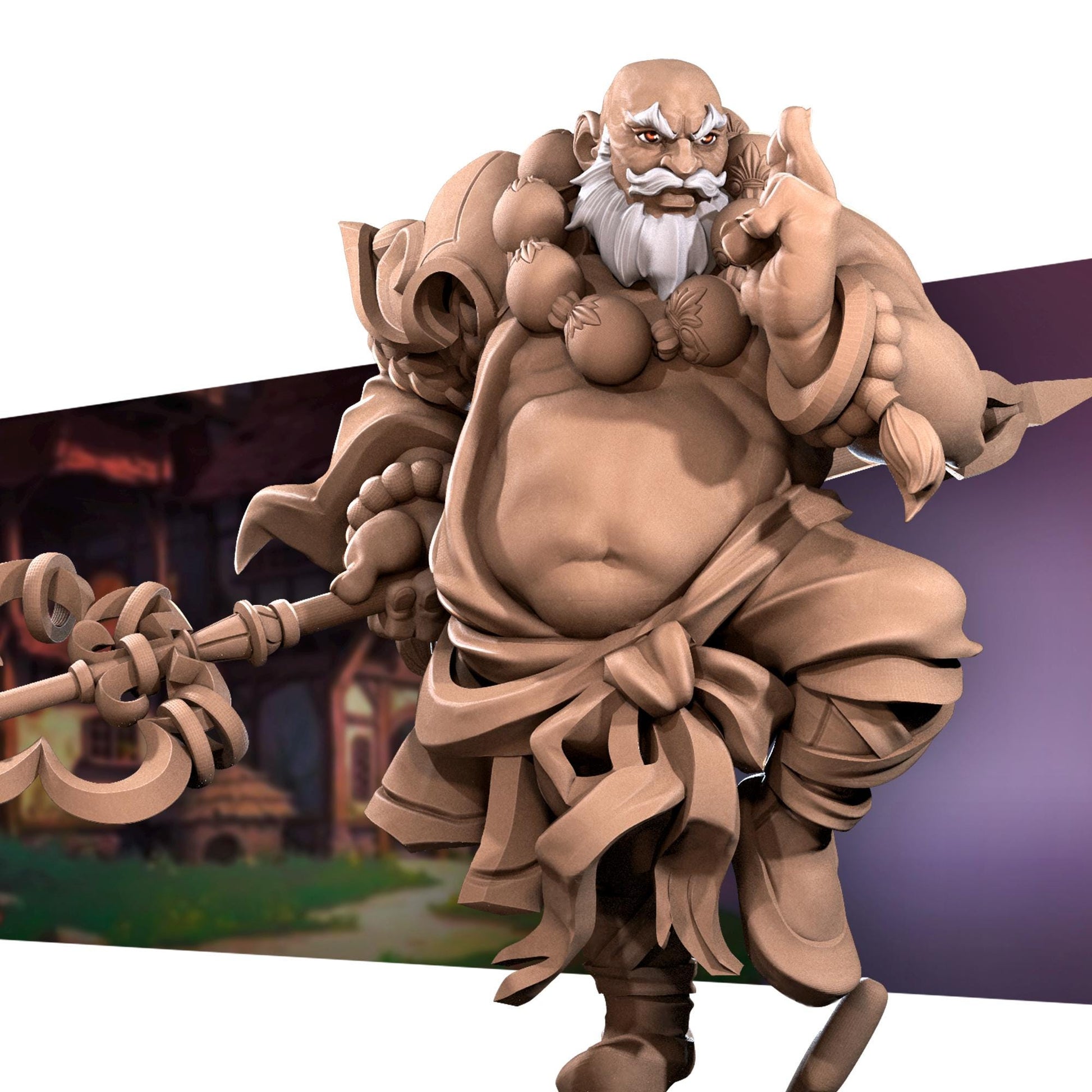 Bob Salot, the Chunky Monk Miniature | Bite the Bullet