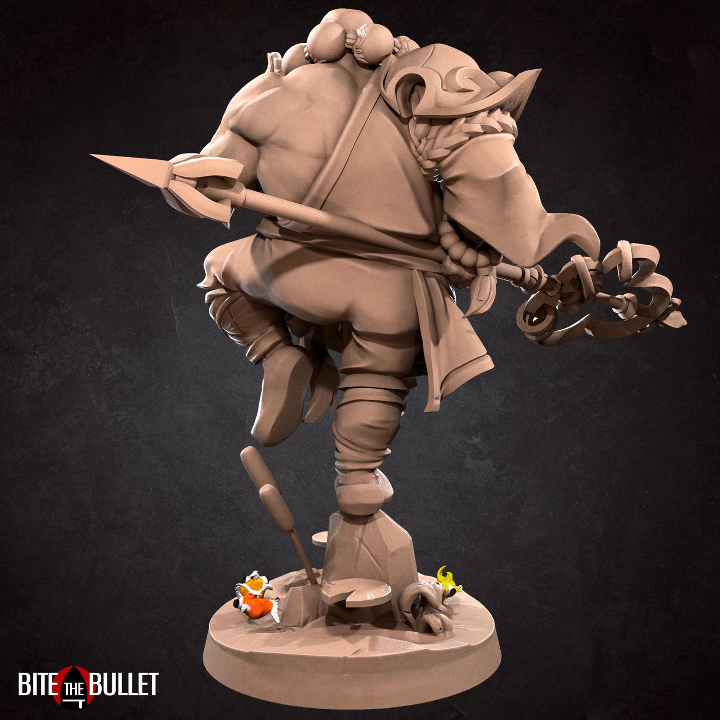 Bob Salot, the Chunky Monk Miniature | Bite the Bullet