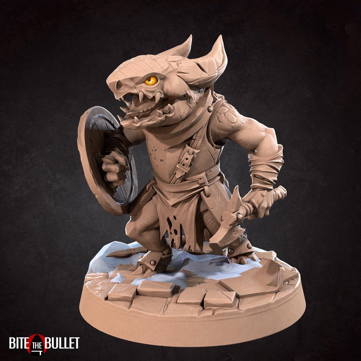 Kobold Warrior Miniature | Bite the Bullet