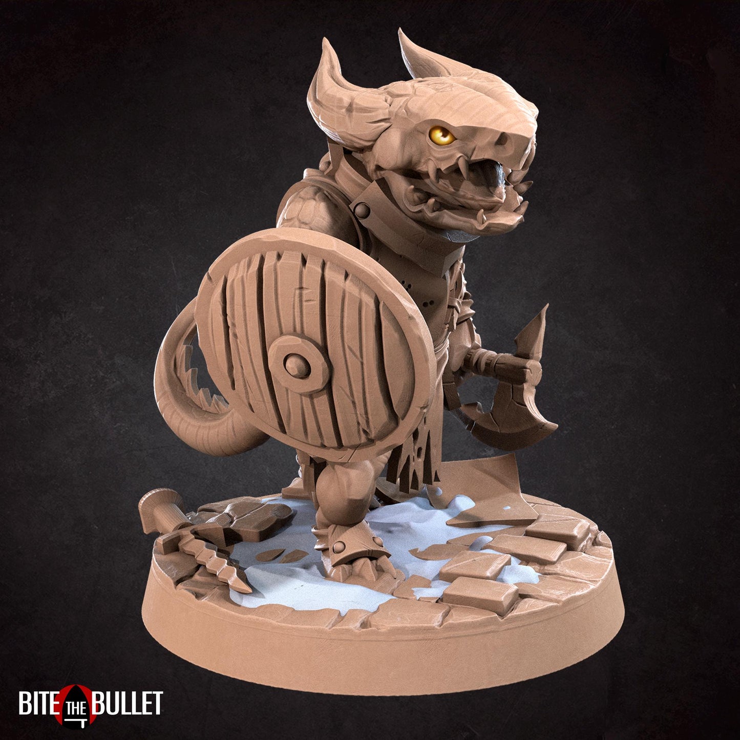 Kobold Warrior Miniature | Bite the Bullet