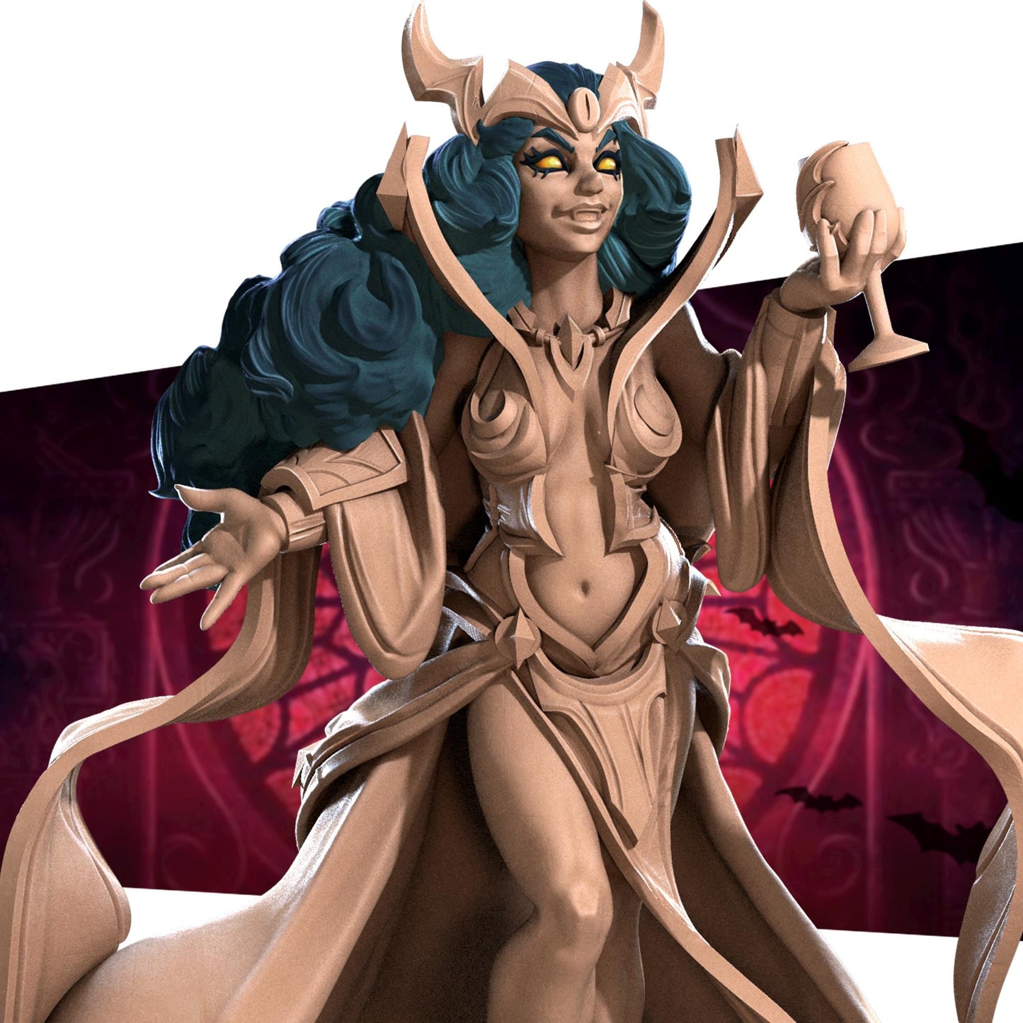 Vampire Sorceress Miniature | Bite the Bullet