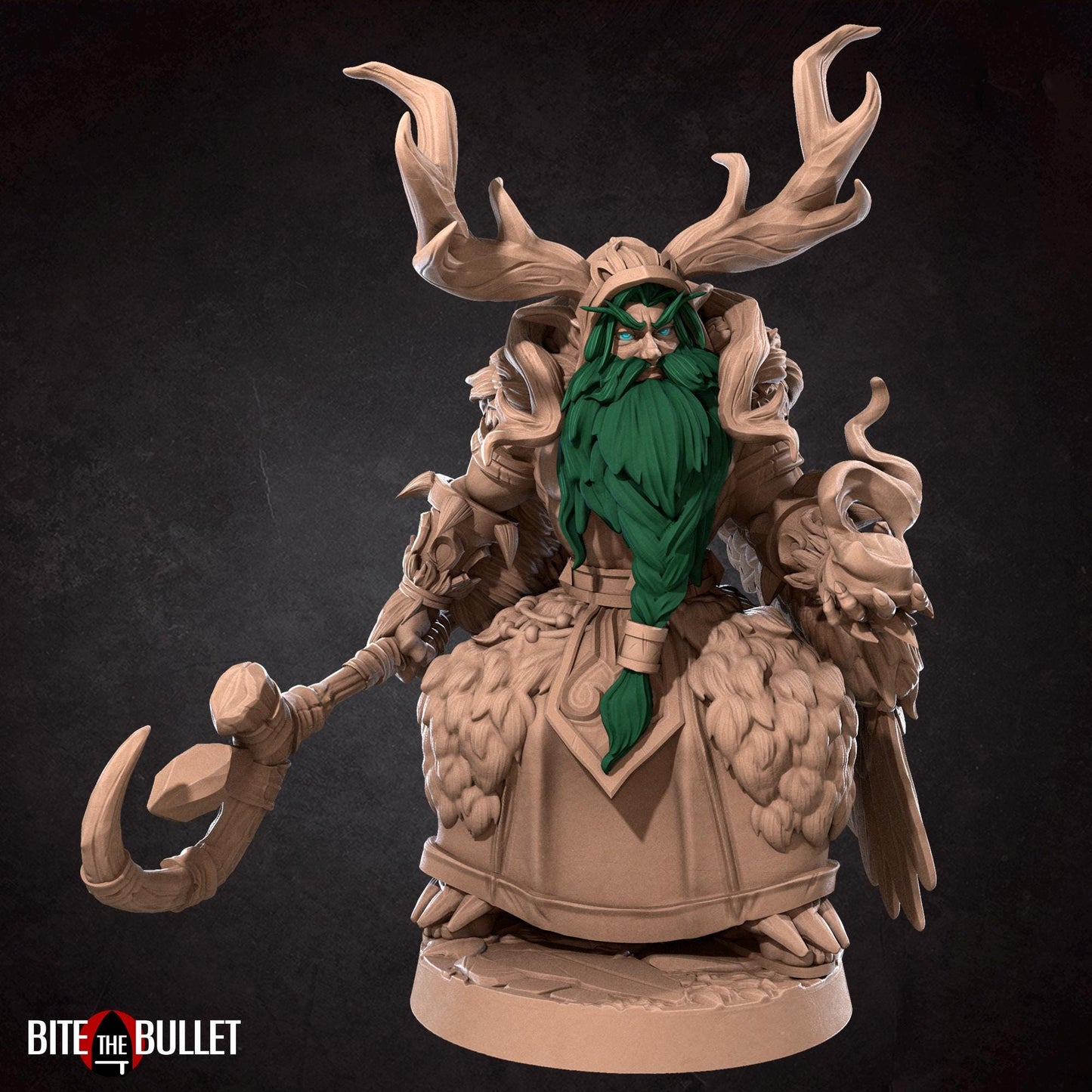 Archdruid Elf Miniature | Bite the Bullet