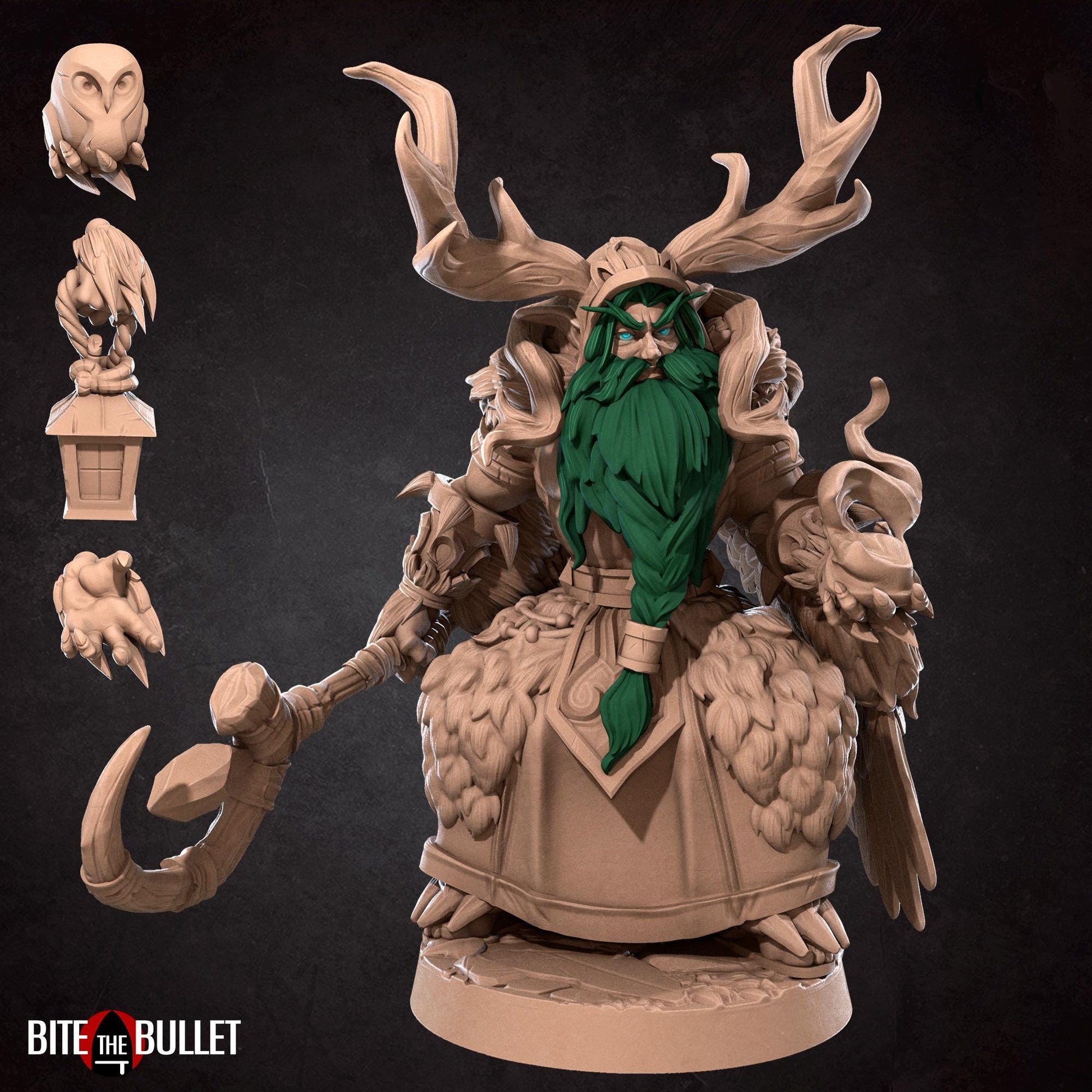 Archdruid Elf Miniature | Bite the Bullet
