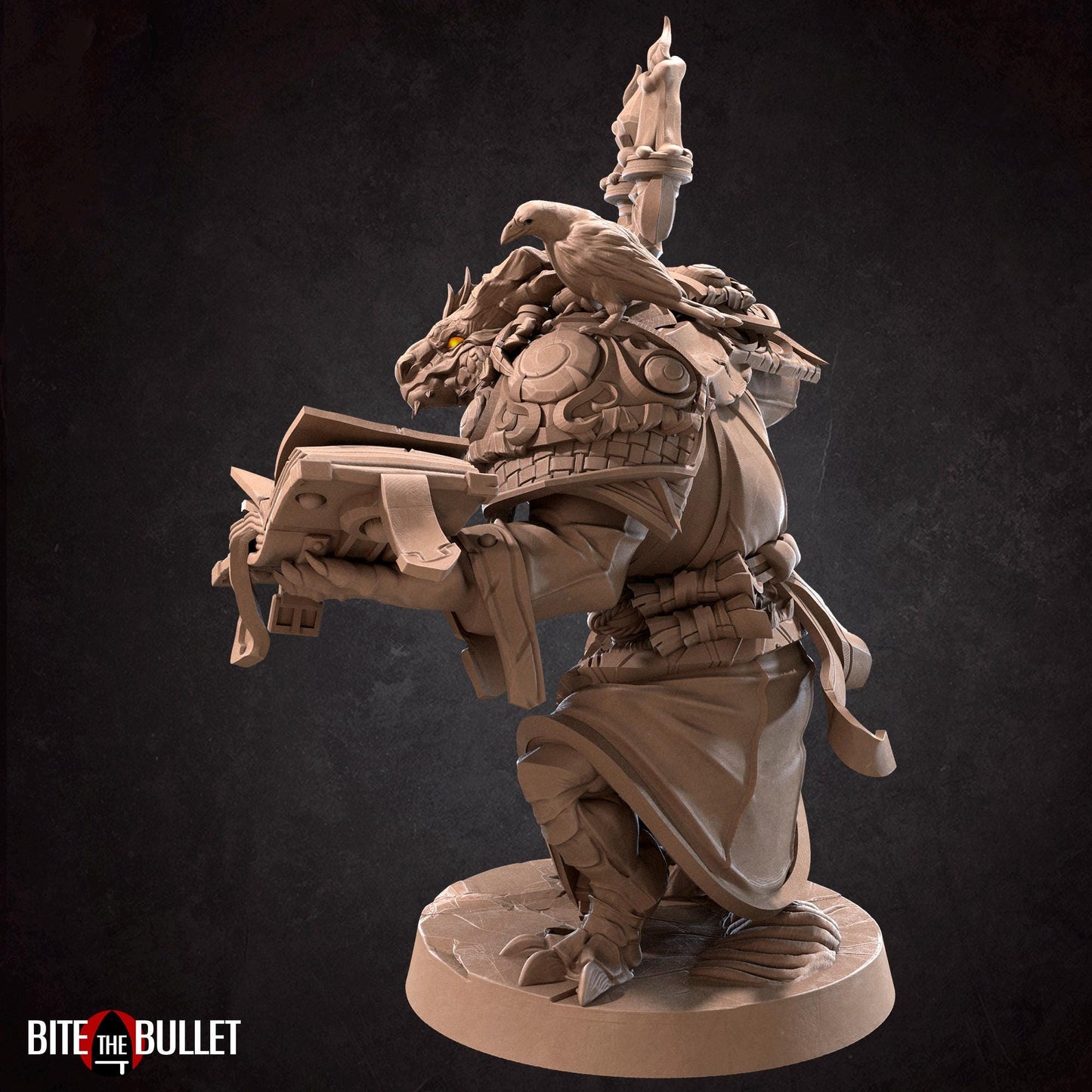 Dragonborn Warlock Miniature | Bite the Bullet