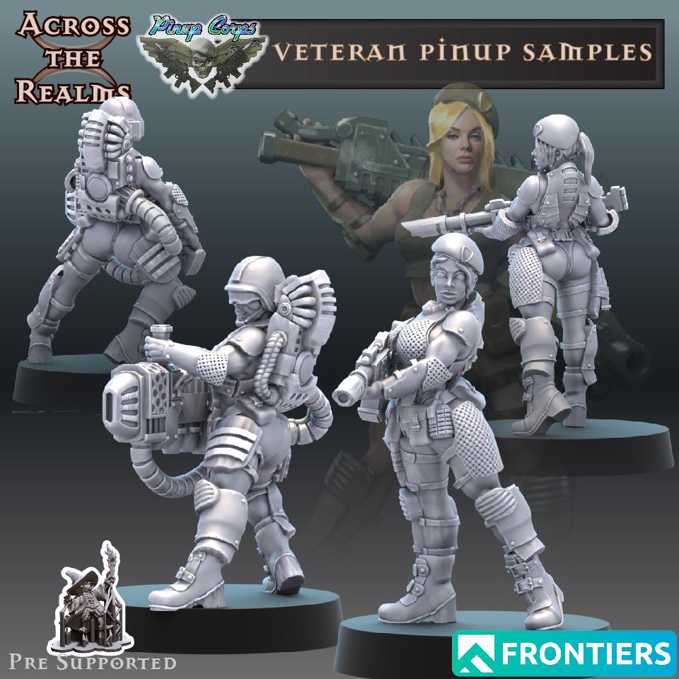Veteran Guardbabe Miniatures | Across the Realms