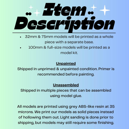 Amazon Fox Model Kit | 3D Resin Printed Figurine | Anyone