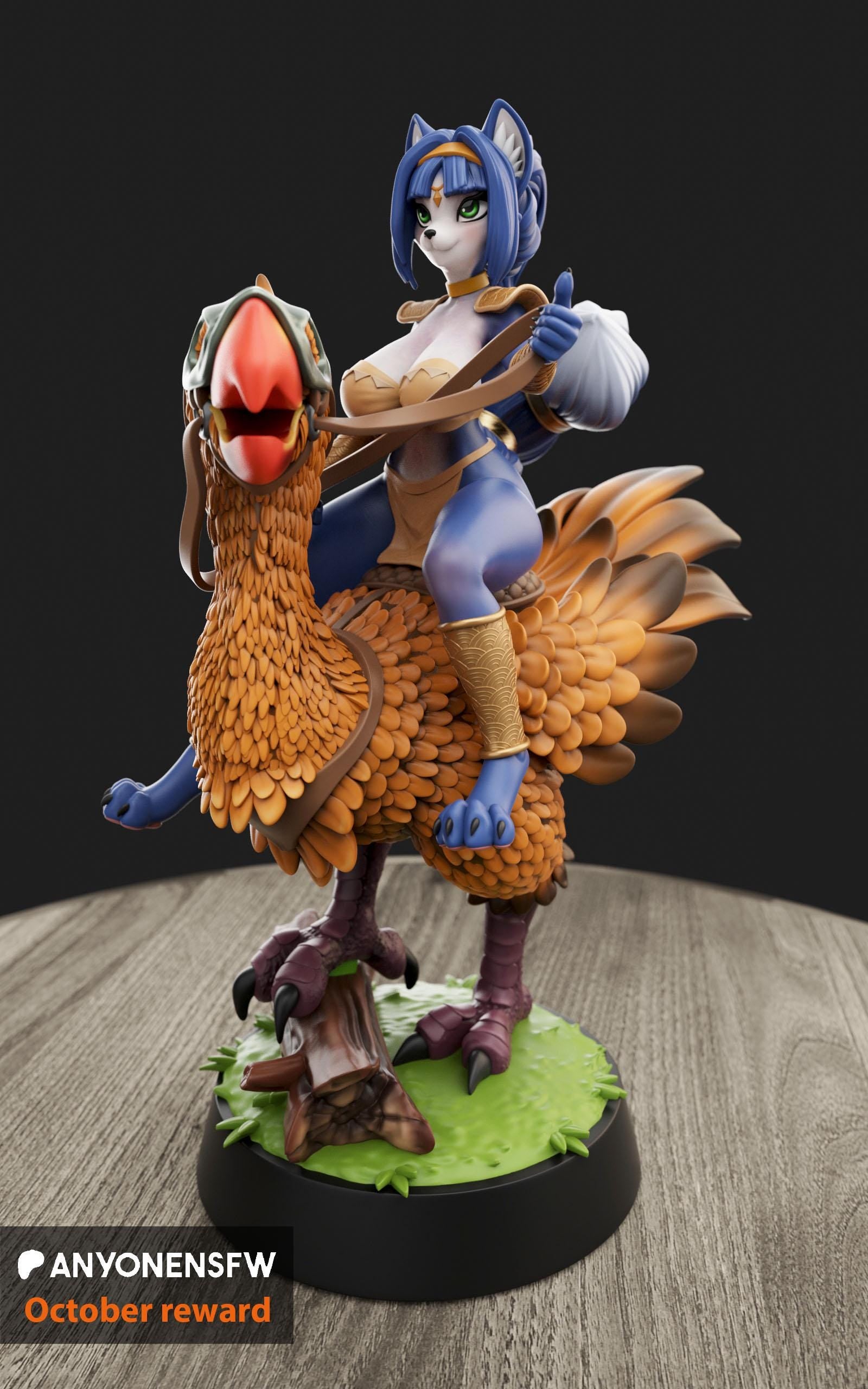 Amazon Fox Model Kit | 3D Resin Printed Figurine | Anyone