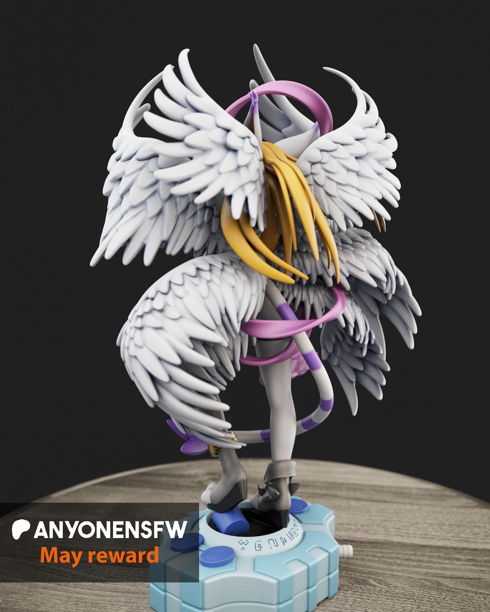 Angel Furry Girl Model Kit | 3D Resin Printed Figurine | Anyone