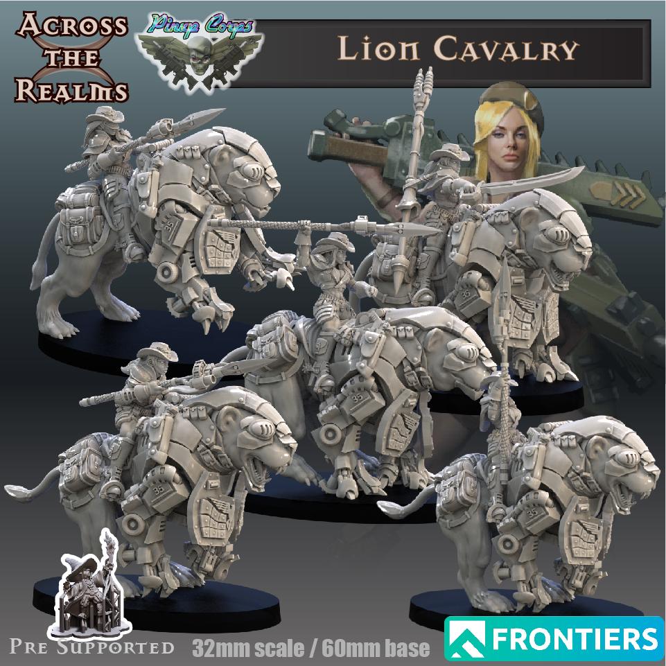 Lion Cavalry Miniatures | Across the Realms