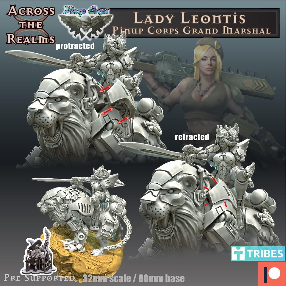 Lady Leontis Cyber Lion Grand Marshal | Across the Realms
