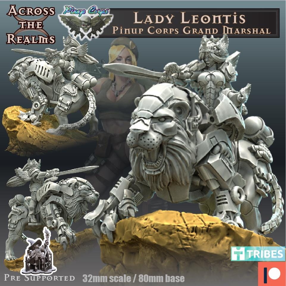 Lady Leontis Cyber Lion Grand Marshal | Across the Realms