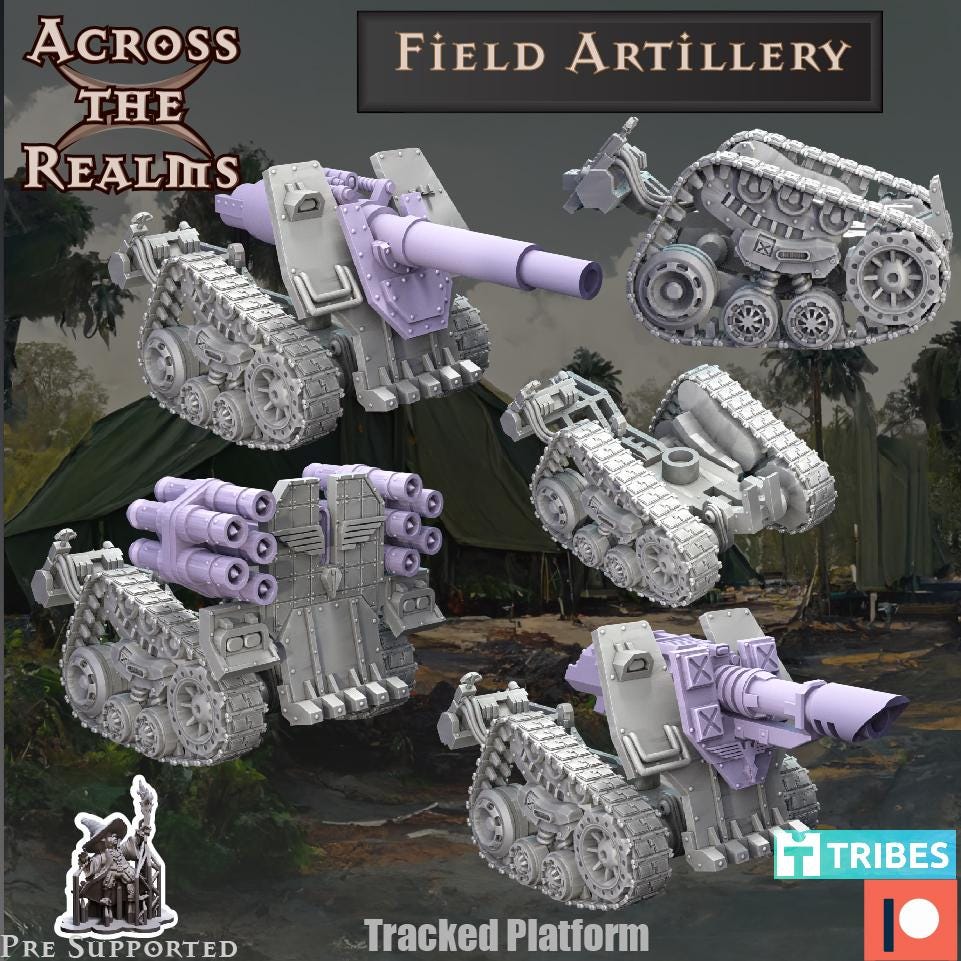 Field Artillery & Operative Miniatures | Across the Realms