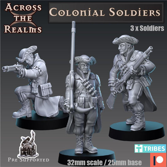 Colonial Soldier Miniatures | Across the Realms