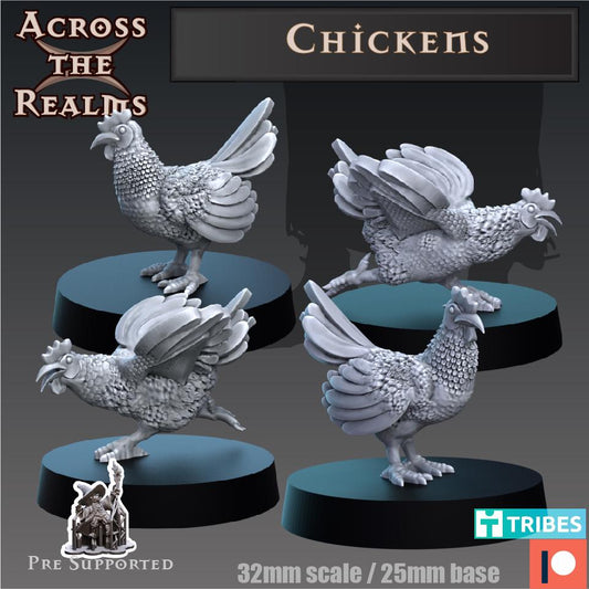 Chicken Miniatures | Across the Realms
