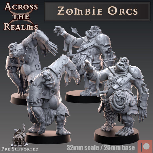 Zombie Orc Miniatures | Across the Realms