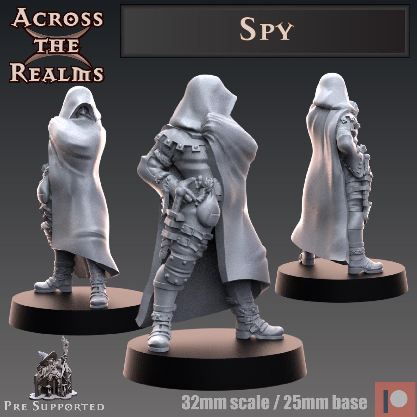 Spy Miniature | Across the Realms