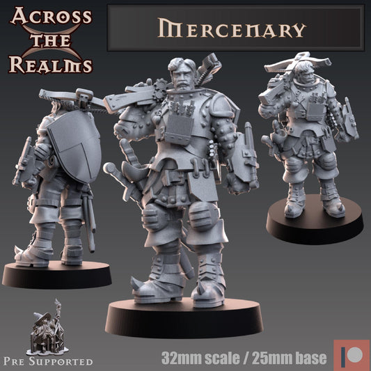 Mercenary Miniature | Across the Realms