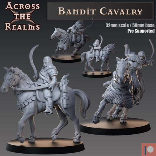 Bandit Cavalry Miniatures | Across the Realms