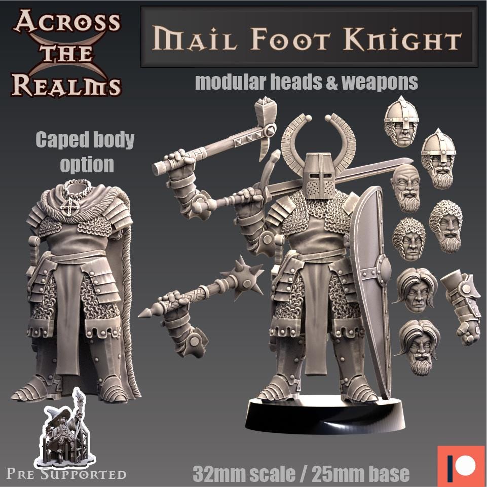 Mail Foot Knight | Across the Realms