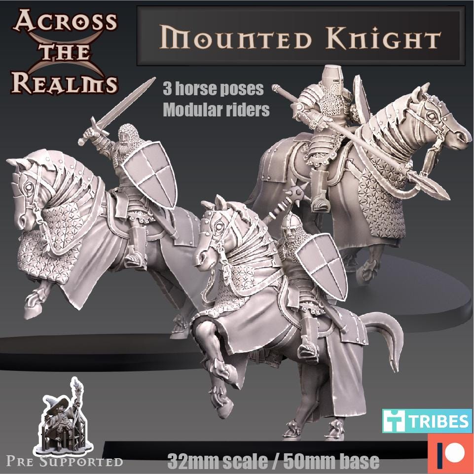 Mounted Cavalry Knights | Across the Realms