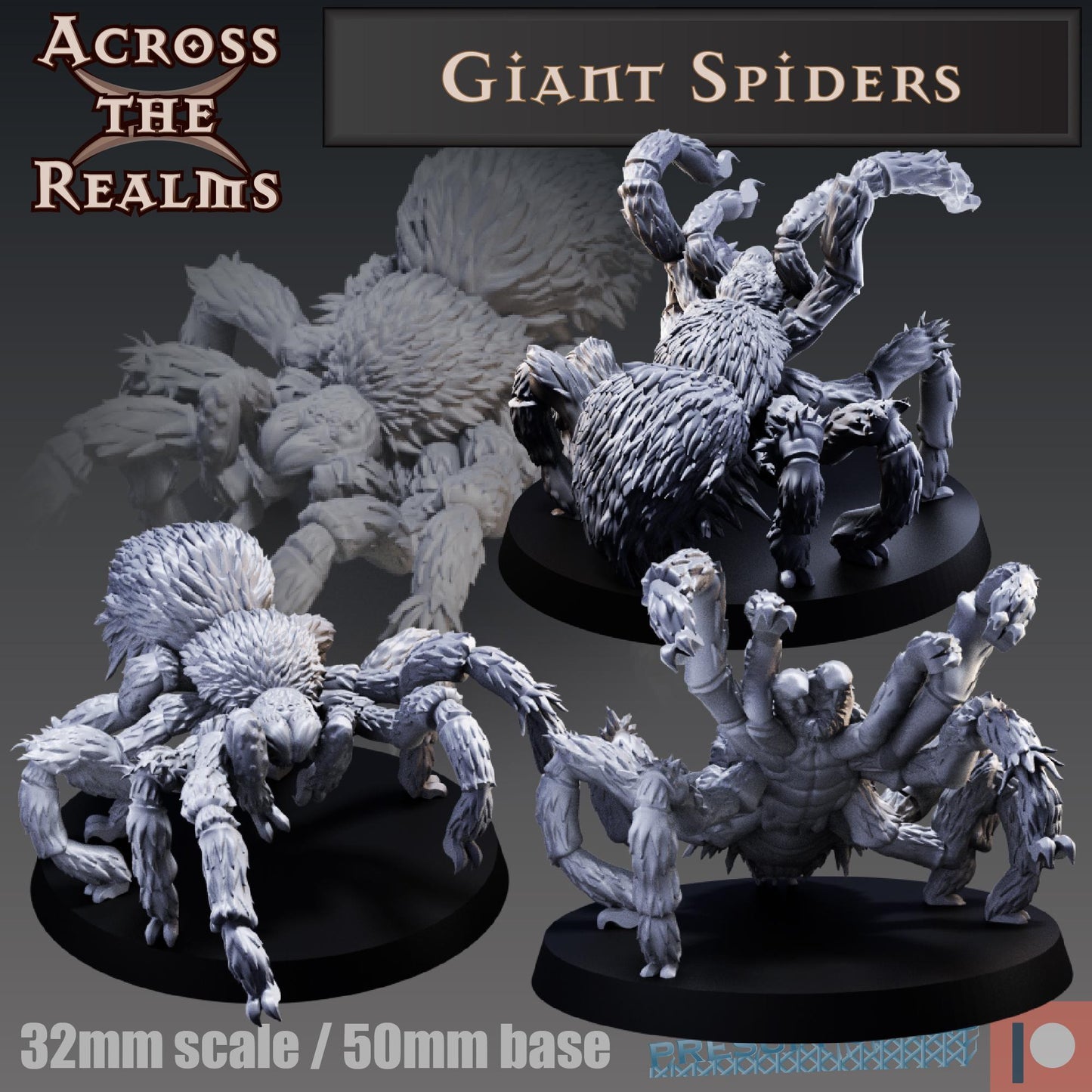 Giant Spider Miniatures | Across the Realms