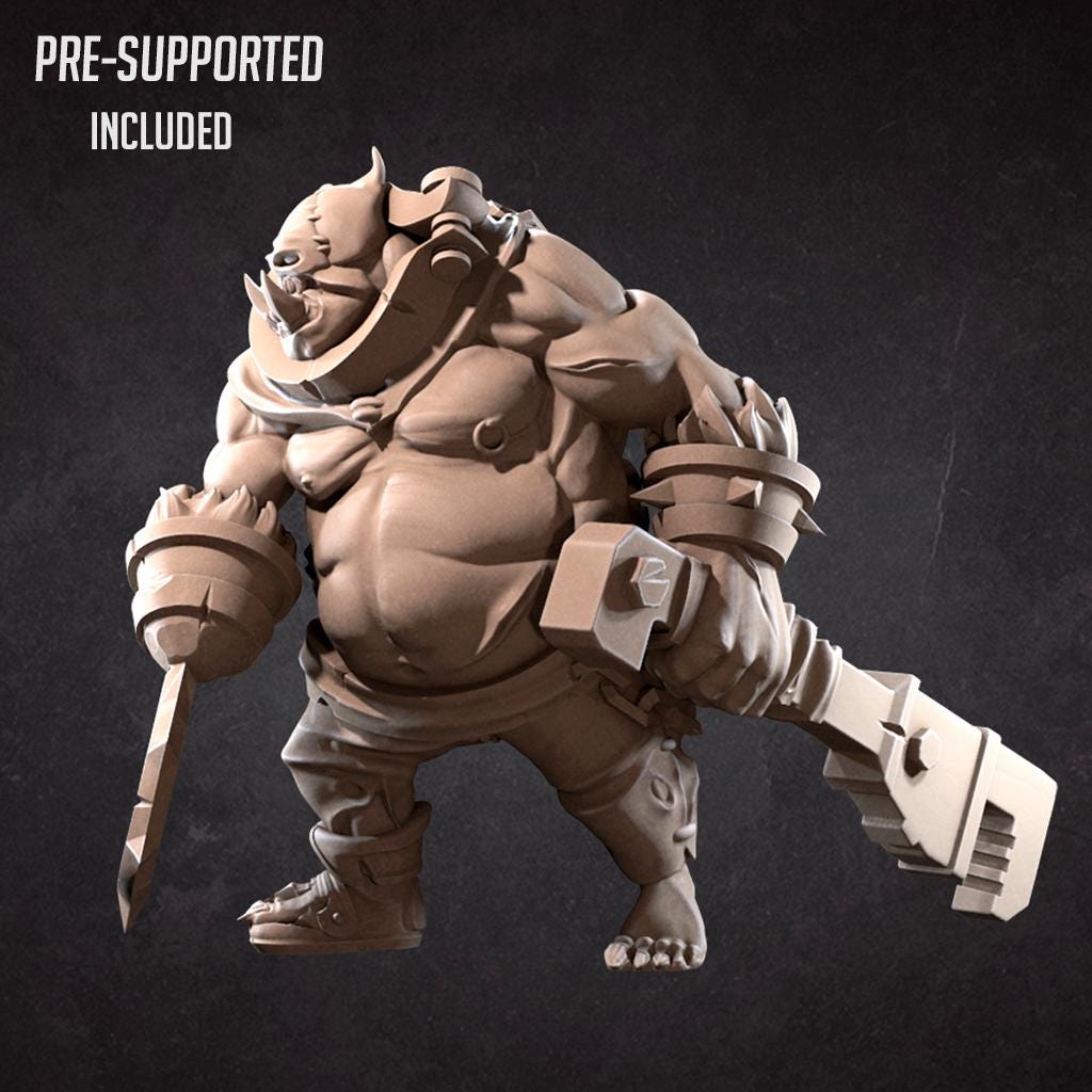 Blacksmith Assistant Miniature | Bite the Bullet